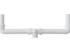 Zubehör Für Küchenarmatur<Ablaufverbindung für Doppelspüle 47,8 mm (G 1 1/2) Weiß