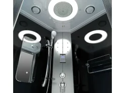 AcquaVapore Einhebelmischer<Dampfdusche Duschtempel Sauna Dusche Duschkabine D46-63M2-EC 100x100