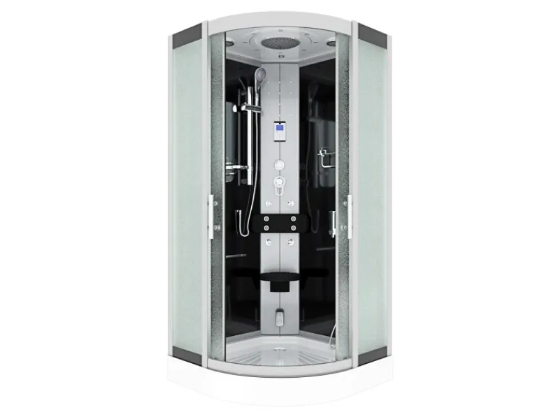 AcquaVapore Einhebelmischer<Dampfdusche Duschtempel Sauna Dusche Duschkabine D46-13M2-EC 90x90