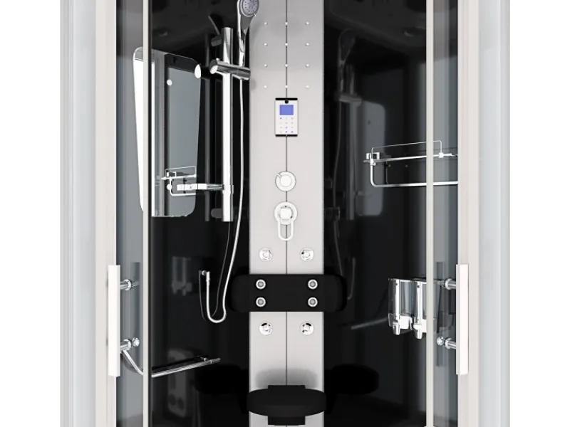 AcquaVapore Dampfdusche Duschtempel Sauna Dusche Duschkabine D46-23T2 100x100< Einhebelmischer