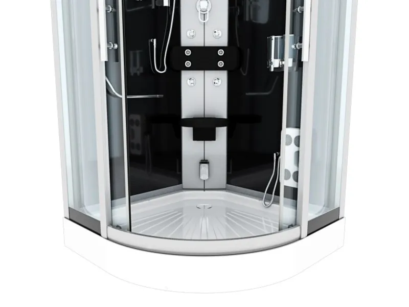 Hot AcquaVapore Dampfdusche Duschtempel Sauna Dusche Duschkabine D46-13T2-EC 90x90
