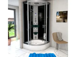 Online AcquaVapore Dampfdusche Duschtempel Sauna Dusche Duschkabine D46-63T2-EC 100x100