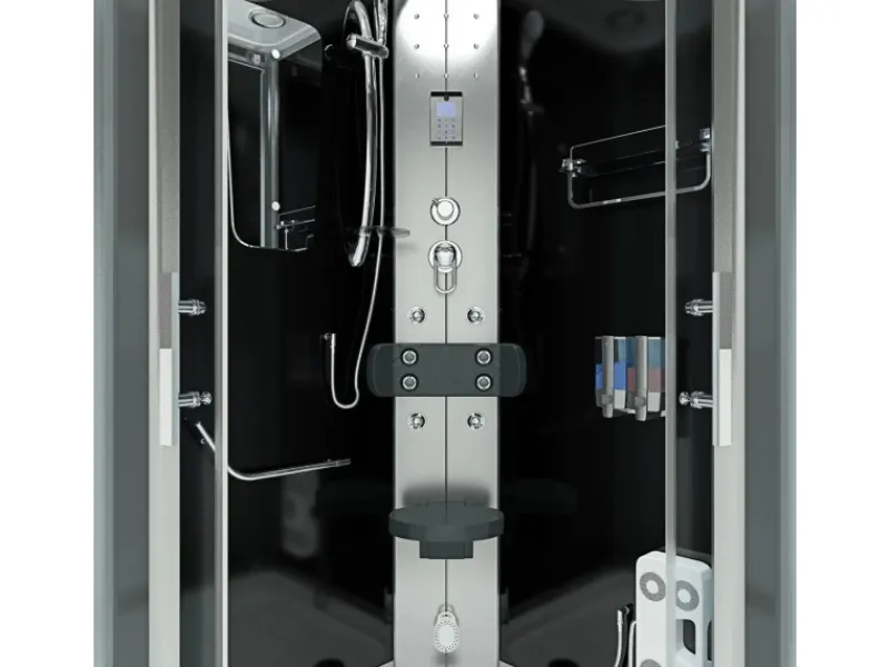 Online AcquaVapore Dampfdusche Duschtempel Sauna Dusche Duschkabine D46-63T2-EC 100x100