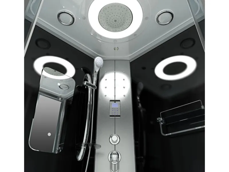 Online AcquaVapore Dampfdusche Duschtempel Sauna Dusche Duschkabine D46-63T2-EC 100x100