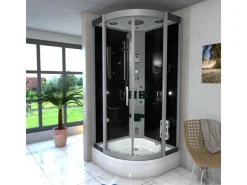 Online AcquaVapore Dampfdusche Duschtempel Sauna Dusche Duschkabine D46-63T2-EC 100x100
