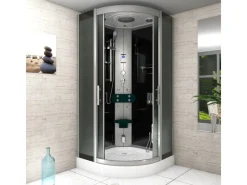 AcquaVapore Dampfdusche Duschtempel Sauna Dusche Duschkabine D46-23M2 100x100< Einhebelmischer