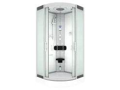 Best AcquaVapore Dampfdusche Duschtempel Sauna Dusche Duschkabine D46-00M2 80x80