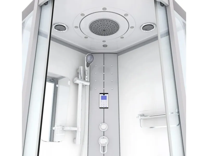AcquaVapore Einhebelmischer<Dampfdusche Duschtempel Sauna Dusche Duschkabine D46-10T2-EC 90x90