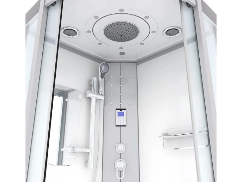 AcquaVapore Einhebelmischer<Dampfdusche Duschtempel Sauna Dusche Duschkabine D46-20T2 100x100