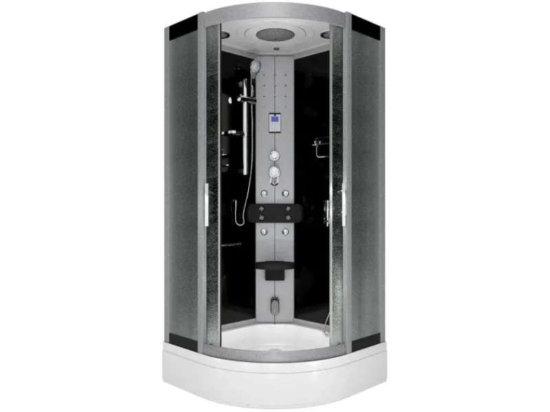 AcquaVapore Einhebelmischer<Dampfdusche Duschtempel Sauna Dusche Duschkabine D46-53M2-EC 90x90