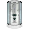 AcquaVapore Dampfdusche Duschtempel Sauna Dusche Duschkabine D46-60T2-EC 100x100< Einhebelmischer