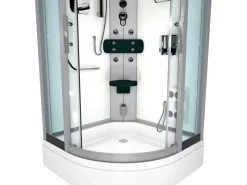 AcquaVapore Dampfdusche Duschtempel Sauna Dusche Duschkabine D46-60T2-EC 100x100< Einhebelmischer