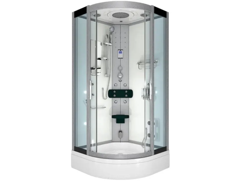 AcquaVapore Einhebelmischer<Dampfdusche Duschtempel Sauna Dusche Duschkabine D46-50T2-EC 90x90