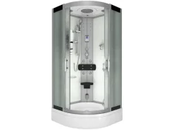 AcquaVapore Einhebelmischer<Dampfdusche Duschtempel Sauna Dusche Duschkabine D46-50M2-EC 90x90