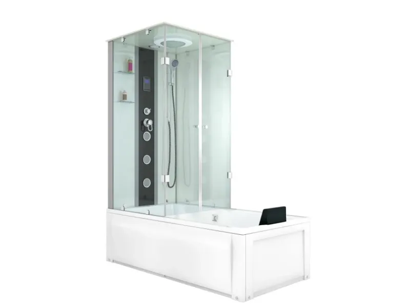 AcquaVapore Einhebelmischer<Dusche Wanne Kombination K05-R01-EC Duschkabine 90x180