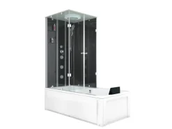 New AcquaVapore Dusche Wanne Kombination K05-R30-EC Duschkabine 90x180