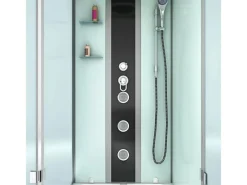 Outlet AcquaVapore Dusche Wanne Kombination K05-R00-EC Duschkabine 90x180