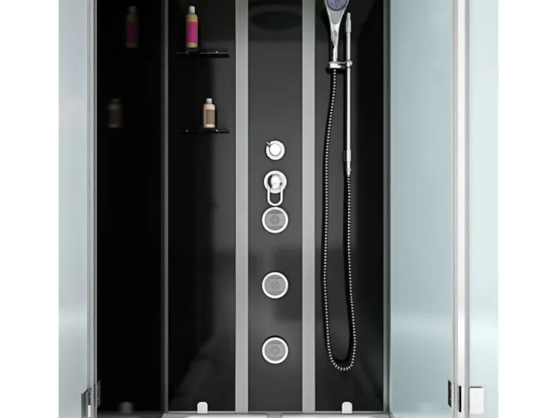 Discount AcquaVapore Dusche Wanne Kombination K05-L30 Duschkabine 180x90