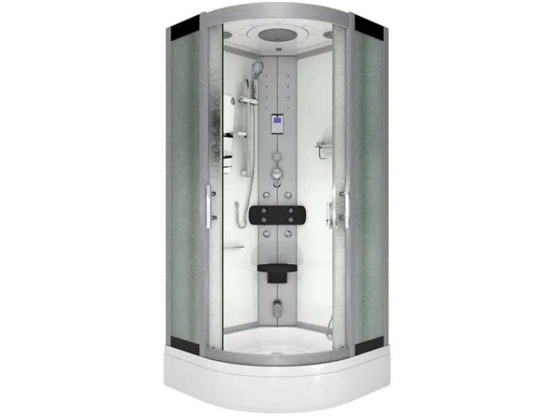 AcquaVapore Einhebelmischer<Duschkabine Dusche D46-60M0 Komplettdusche Fertigdusche 100x100