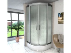 AcquaVapore Einhebelmischer<Duschkabine Dusche D46-60M0 Komplettdusche Fertigdusche 100x100
