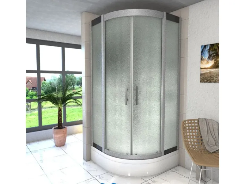 AcquaVapore Einhebelmischer<Duschkabine Dusche D46-60M0 Komplettdusche Fertigdusche 100x100