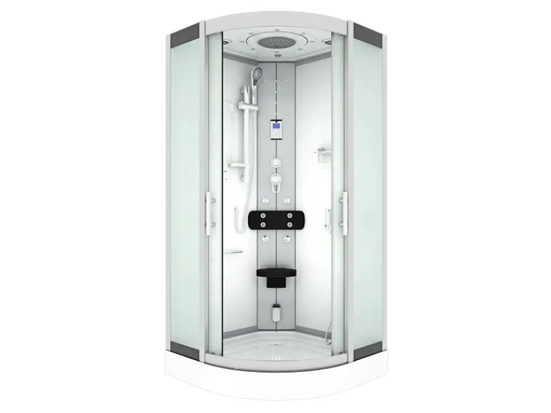 Sale AcquaVapore Duschkabine Dusche D46-10M0-EC Komplettdusche Fertigdusche 90x90