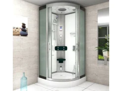 Sale AcquaVapore Duschkabine Dusche D46-10M0-EC Komplettdusche Fertigdusche 90x90
