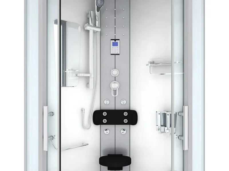 Outlet AcquaVapore Duschkabine Dusche D46-20T0 Komplettdusche Fertigdusche 100x100