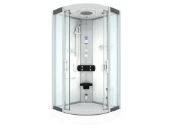 Outlet AcquaVapore Duschkabine Dusche D46-00T0-EC Komplettdusche Fertigdusche 80x80