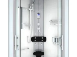 Outlet AcquaVapore Duschkabine Dusche D46-00T0-EC Komplettdusche Fertigdusche 80x80