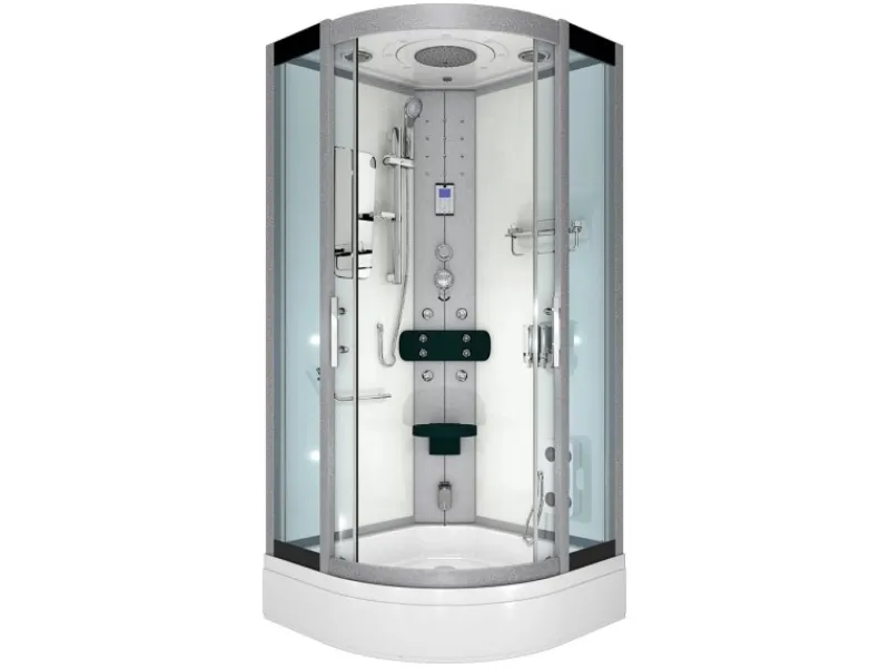 Outlet AcquaVapore Duschkabine Dusche D46-60T0-EC Komplettdusche Fertigdusche 100x100