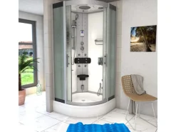 New AcquaVapore Duschkabine Dusche D46-50M0 Komplettdusche Fertigdusche 90x90