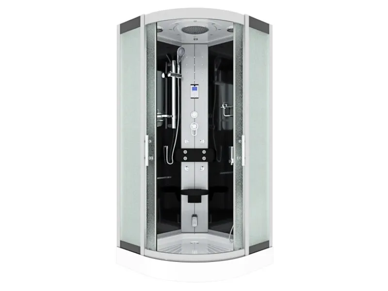 AcquaVapore Duschkabine Dusche D46-03M0-EC Komplettdusche Fertigdusche 80x80< Einhebelmischer