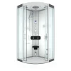 Outlet AcquaVapore Duschkabine Dusche D46-10T0 Komplettdusche Fertigdusche 90x90