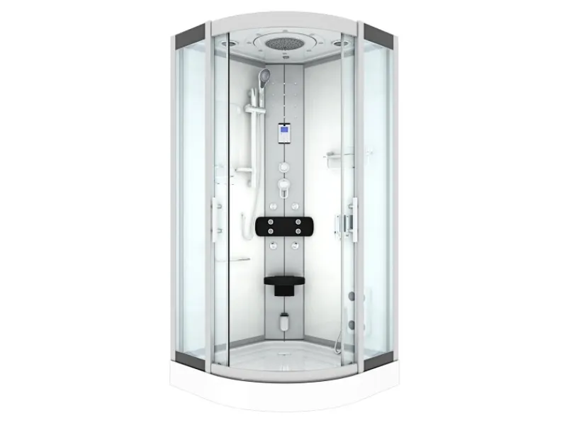 Outlet AcquaVapore Duschkabine Dusche D46-10T0 Komplettdusche Fertigdusche 90x90