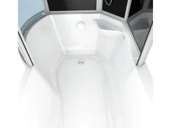 AcquaVapore Einhebelmischer<Kombination Badewanne Dusche K50-R30 Duschtempel 100x170