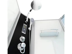 Outlet AcquaVapore Kombination Badewanne Dusche K50-L01 Duschtempel 170x100