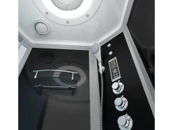 Hot AcquaVapore Kombination Badewanne Dusche K55-R33-EC Duschtempel 100x170
