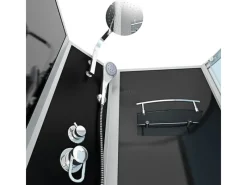 Outlet AcquaVapore Kombination Badewanne Dusche K50-L30 Duschtempel 170x100