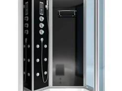 AcquaVapore Einhebelmischer<Kombination Badewanne Dusche K50-L33 Duschtempel 170x100