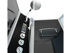 AcquaVapore Einhebelmischer<Kombination Badewanne Dusche K50-L33 Duschtempel 170x100