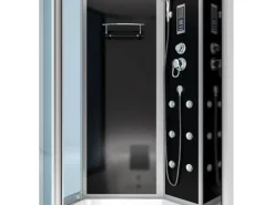 AcquaVapore Kombination Badewanne Dusche K50-R31 Duschtempel 100x170< Einhebelmischer