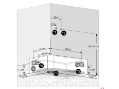 AcquaVapore Einhebelmischer<Kombination Badewanne Dusche K50-R01 Duschtempel 100x170