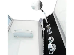 AcquaVapore Einhebelmischer<Kombination Badewanne Dusche K50-R01 Duschtempel 100x170