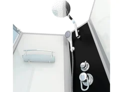 AcquaVapore Kombination Badewanne Dusche K50-R00-EC Duschtempel 100x170< Einhebelmischer