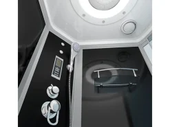 AcquaVapore Kombination Badewanne Dusche K55-L31 Duschtempel 170x100< Einhebelmischer
