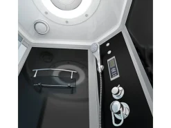 AcquaVapore Kombination Whirlpool Dusche K55-R31-WP Duschkabine Wanne 100x170< Einhebelmischer