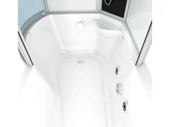 Online AcquaVapore Kombination Whirlpool Dusche K50-R00-WP-EC Duschkabine Wanne 100x170