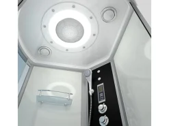 AcquaVapore Kombination Whirlpool Dusche K55-R03-WP-EC Duschkabine Wanne 100x170< Einhebelmischer