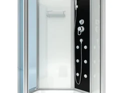 AcquaVapore Einhebelmischer<Kombination Whirlpool Dusche K50-R00-WP Duschkabine Wanne 100x170